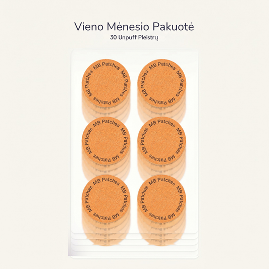 „MB Patches“ – Metabolizmo balansą palaikantys pleistrai (30 vnt.)